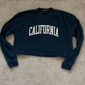 Brandy Melville Long Sleeve Crop Top